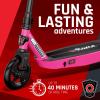 Razor Black Label E90 Electric Scooter for Kids Age 8 and Up, Power Core High-Torque Hub Motor, Up to 10 mph, All-Steel Frame view 4
