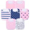 Benoxine Waterproof Baby Bibs for Boys & Girls Soft and Absorbent Bandana Drool Bibs Set for Infant Newborn 0-12 Months view 1