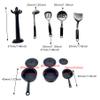 Cayway Miniature Kitchen Accessories Miniature Cookware Accessories Mini Food Accessory Mini Pot Dish Knife Fork for Play Food Toys view 3