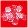 Acrylic Bases for Minis and Miniatures - Circular, Square, Oval, Rectangular, Hexagonal |Compatibles with most RPG's and Tabletop Games| (Clear - Circular #5 (27mm x ~2.70mm x 25 units)) view 1