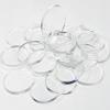 Acrylic Bases for Minis and Miniatures - Circular, Square, Oval, Rectangular, Hexagonal |Compatibles with most RPG's and Tabletop Games| (Clear - Circular #3 (32mm x ~2.70mm x 25 units)) view 1