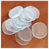 Acrylic Bases for Minis and Miniatures - Circular, Square, Oval, Rectangular, Hexagonal |Compatibles with most RPG's and Tabletop Games| (Clear - Circular #7 (45mm x ~2.70mm x 12 units)) view 1