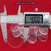 Acrylic Bases for Minis and Miniatures - Circular, Square, Oval, Rectangular, Hexagonal |Compatibles with most RPG's and Tabletop Games| (Clear - Circular #6 (40mm x ~2.70mm x 15 units)) view 2