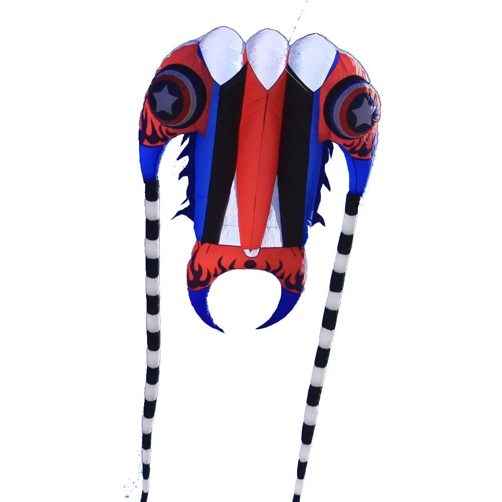 HFLY Kite New Giant 3D Solid Soft Inflatable Trilobite Kite for Adults Outdoor Fun Nylon Show Kites
