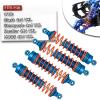 hopsupRC Upgrades Part for 1/10 Rustler/Slash/Stampede/Hoss 4x4 VXL 4wd,Big Bore RC Shock & Front Rear Suspension Arm & Caster Block,Steering Blocks,Rear Stub Axle Carriers,Wheel Hex,Navy Blue view 2