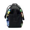 Yuanhe Bingo Dauber Tote Bag - Black Bingo Pattern Handle Bag with Zipper and 6 Pockets view 3