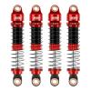 INJORA 53mm 6g Each Shocks- Absorber Oil Threaded Damper for TRX4M TRX4MT 1/18 RC Crawler UpgradeRed view 1