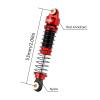 INJORA 53mm 6g Each Shocks- Absorber Oil Threaded Damper for TRX4M TRX4MT 1/18 RC Crawler UpgradeRed view 2