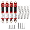 INJORA 53mm 6g Each Shocks- Absorber Oil Threaded Damper for TRX4M TRX4MT 1/18 RC Crawler UpgradeRed view 3