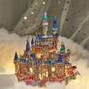 3D Metal Puzzle Fantasy Castle Model Kits with LED and Tools, DIY Assembly Architecture 3D Metal Model Kits to Build for Adults - 298 Pieces view 2