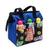 Yuanhe Bingo Dauber Tote Bag - Blue Bingo Pattern Handle Bag with Zipper and 6 Pockets view 1
