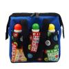 Yuanhe Bingo Dauber Tote Bag - Blue Bingo Pattern Handle Bag with Zipper and 6 Pockets view 2