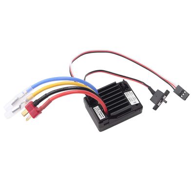 LAFEINA 60A Waterproof Brushed ESC Electric Speed Controller Replacement for 1/10 RC Truck Off-Road Car RC Boat