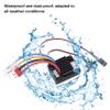 LAFEINA 60A Waterproof Brushed ESC Electric Speed Controller Replacement for 1/10 RC Truck Off-Road Car RC Boat view 2