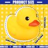 Leitee Yellow Jumbo Rubber Duck 13" Huge Large Giant Bath Rubber Duck Fun Gender Reveal Party Floating Pool Child Preschool Toddlers Bathtub Toy for Baby Shower Birthday Party Favors view 2