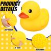 Leitee Yellow Jumbo Rubber Duck 13" Huge Large Giant Bath Rubber Duck Fun Gender Reveal Party Floating Pool Child Preschool Toddlers Bathtub Toy for Baby Shower Birthday Party Favors view 3
