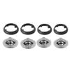 4Pcs LED Lamp Cover and 4Pcs LED Lamp Base for DJI Spark Drone, LED Shade Lights Lamp Cover Motor Arm Lampshade Mount Holder view 2