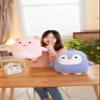 CASAGOOD Soft Flat Purple Penguin Plush Hugging Pillow Cute Blue Penguin Stuffed Animal with Crown Plushies Toys Kids Anime Cushion for Birthday, Valentine's Day, Christmas...16.5 Inch view 2