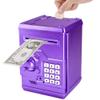 Piggy Bank Electronic Mini ATM for Kids - Password Protected Money Saving Box with Auto Scroll Paper Money and Coin Slot - Best Birthday Gift for Boys and Girls view 2