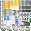 ZHX Technical Beam Set 266 Pieces - Chassis Frame Liftarm Beam Parts Piece Axles Connector for Technic Car STEM Engineering Building Brick Compatible with Major Brand Toys view 1
