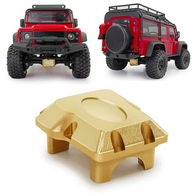 Benedict Harry TRX4M 1PCS Brass Diff Cover Front Rear Axle Housing Case for 1/18 TRX4-M RC Crawler Car Upgrade
