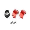 FLMLF CNC Metal Clamp of Exhaust Pipe Red for 1/5 HPI Baja 5B 5T 5SC RC CAR Parts view 4