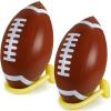 Sanwuta 1 Pcs 37" Giant Jumbo Inflatable Football with Tee Set Inflatable Football Party Supplies Birthday Party Game Decorations view 1