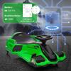 24V Kids Ride on Drift Car for Kids, Electric Drifting Go-Kart Up to 7.5 mph Variable Speed, Built-in Music,Colorful LED Light,USB,Low-Power Alarm,Green view 4