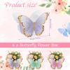 Fuutreo 6 Pcs Butterfly Centerpieces for Baby Shower, Birthday, Tea Party Favors, Tables Decor, Themed Party Supplies, Wedding Decorations view 3