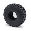 MOHERO 140mm Rubber Wheel Tires 2.2 inch Rocks Tyres for 1/10 Axial SCX10 90046 AXI03006 TRX4 TRX6 D90 RC Crawler Car Pack of 4 (Pack of 4) view 2