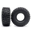MOHERO 140mm Rubber Wheel Tires 2.2 inch Rocks Tyres for 1/10 Axial SCX10 90046 AXI03006 TRX4 TRX6 D90 RC Crawler Car Pack of 4 (Pack of 4) view 4