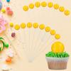 20Pcs Tennis Cupcake Toppers Resin Assembled Sport Theme Ball Cupcake Picks Tennis Theme Baby Shower Kids Birthday Party Cake Decorations Supplies view 4