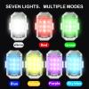 Craznick 2 Pack Drone Strobe Light with Remote Control for DJI Mini 5 Pro/Mavic 4 Pro/Phantom 3/4 Pro Mavic Mini Air Avata Series Drone Night Flight FAA Anti-Collision Rechargeable LED view 2