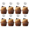 20pcs Resin Cupcake Toppers - Assembled Sport Theme Cupcake Picks - Baby Shower & Kids Birthday Party Cake Decorations view 1