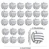 20pcs Resin Cupcake Toppers - Assembled Sport Theme Cupcake Picks - Baby Shower & Kids Birthday Party Cake Decorations view 2
