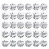 20pcs Resin Cupcake Toppers - Assembled Sport Theme Cupcake Picks - Baby Shower & Kids Birthday Party Cake Decorations view 3
