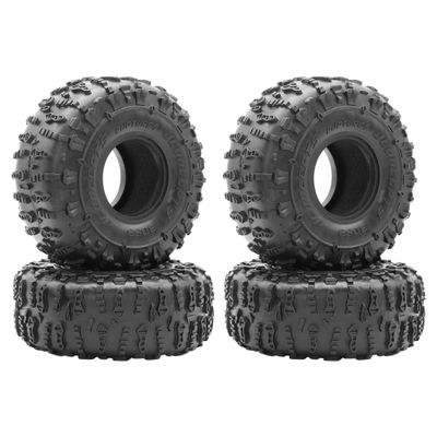 4pcs RC Crawler Tyre 1.9inch Rubber Tyres with Foam Inserts 50x120mm for 1/10 RC Crawler Car T-raxxas TRX4 TRX6 A-xial SCX10 AXI03007 90046 BRX10 Wheel Tires (4pcs RC Crawler Tyre 1.9in)