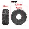 4pcs RC Crawler Tyre 1.9inch Rubber Tyres with Foam Inserts 50x120mm for 1/10 RC Crawler Car T-raxxas TRX4 TRX6 A-xial SCX10 AXI03007 90046 BRX10 Wheel Tires (4pcs RC Crawler Tyre 1.9in) view 4