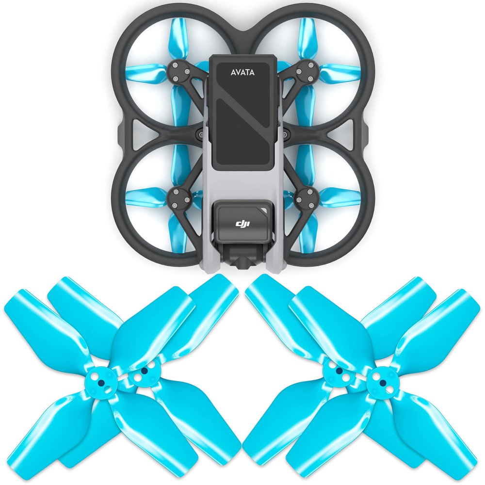 Master Airscrew 4-blade Upgrade Propellers for DJI Avata - Blue, 4 pcs
