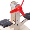 predolo DIY Toy Solar Fan Science Experiment Projects Solar Powered Fans Panel Set Mini Science Education Model Set for Desk Ornament Office view 2