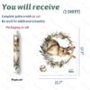 RoyoLam Cute Bunny in the Garland Wall Decal Nursery Rabbit Animal Easter Wall Sticker Removable Peel and Stick Wall Art Decor for Kids Baby Classroom Preschool Living Room Playing Room Bedroom School view 4