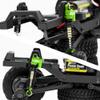 EPINON All Aluminum Front & Rear Shocks for FMS RocHobby eazyrc 1/24 FCX24 1/18 Land Cruiser/Hilux/FJ Cruiser/K10/Mogrich/Apache/Atlas 6X6 Upgrade Parts (4PCS Green) view 4