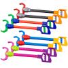 Meooeck 8 Pcs Interactive Grabber Toy for Kids Bulk Plastic Robot Hand Claw Grabber Toy Kids Intelligence Pick up Arm Hand Eye Coordination Play, 18 Inch view 1