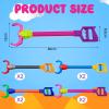 Meooeck 8 Pcs Interactive Grabber Toy for Kids Bulk Plastic Robot Hand Claw Grabber Toy Kids Intelligence Pick up Arm Hand Eye Coordination Play, 18 Inch view 2