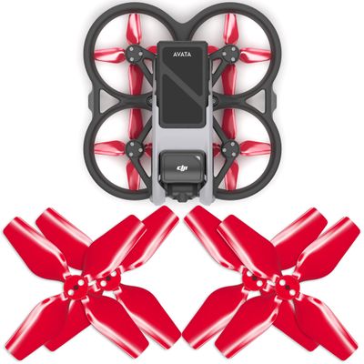 Master Airscrew 4-blade Upgrade Propellers for DJI Avata - Red, 4 pcs