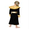 Bristol Novelty Forum Black Pharaoh Boy Costume, Age 7-8 years,Black/Gold view 2