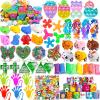 120 Pcs Pop Fidget Party Favors for Kids, Easter Egg Fillers, Pinata Stuffers, Treasure Box Toys, Classroom Prizes, Pinata Filler, Goodie Bag Stuffers, Treasure Chest Carnival Rewards for Boys Grils view 1
