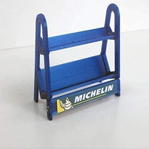 Greenhills Slot Car Tyre Rack Blue 1.32 Scale - New - G1961