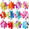 Roaqua 100 Packs Bulk Octopus Backpack Keychain Mini pop Fidget for Students Gifts Octopus Sea Animal Party Favors view 2