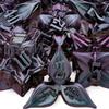 ARUOHHA DND Metal Dice Set Purple Leaf Design Polyhedral Dice with Box, 7PCS D and D Dice RPG Role Playing Games D20 D12 D10 D8 D6 view 1